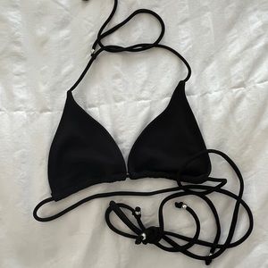 ❌SOLD❌ Black String Bikini Top
